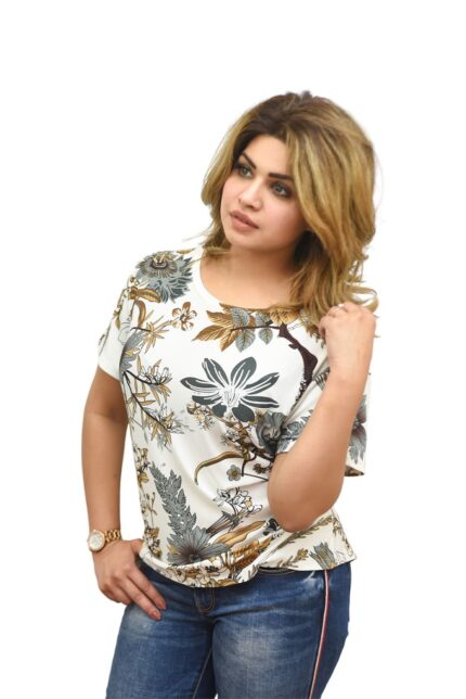 Printed Floral Top for Women